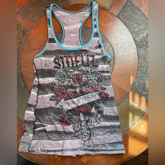 Sinful tank top size M - Picture 1 of 2